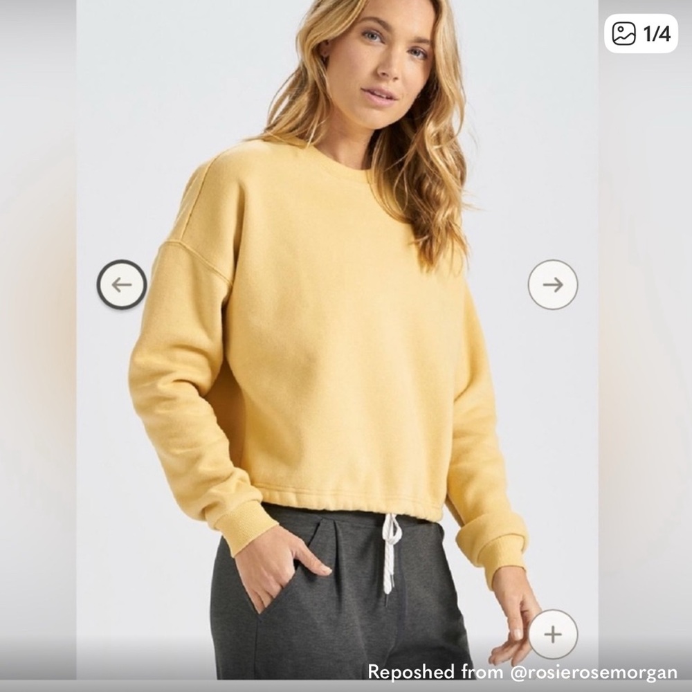 Vuori Yellow Sweatshirt EXCELLENT CONDITION